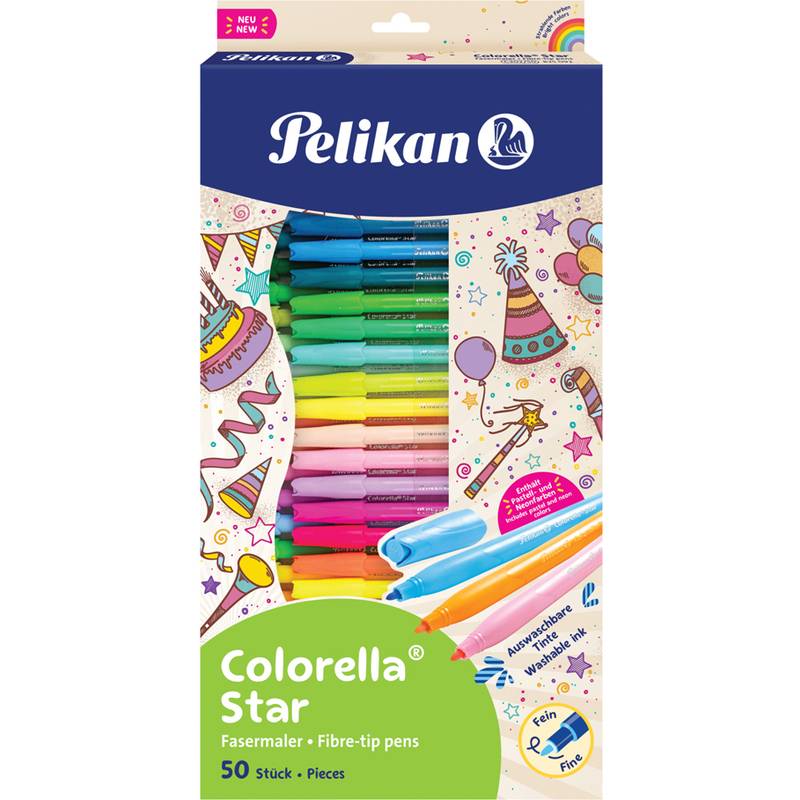 Pelikan Fasermaler colorella star, 50er Kartonetui