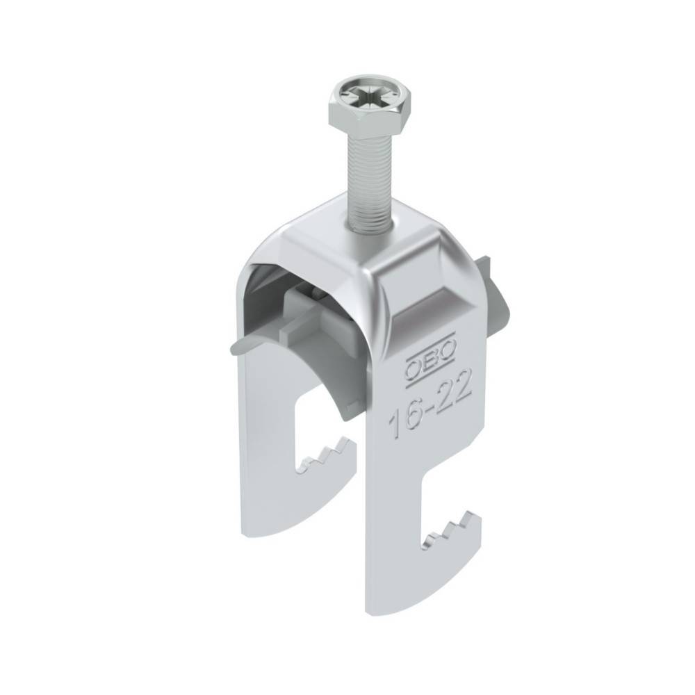 100 Stk. OBO Bettermann Bügelschelle BS-F1-K-22 ALU