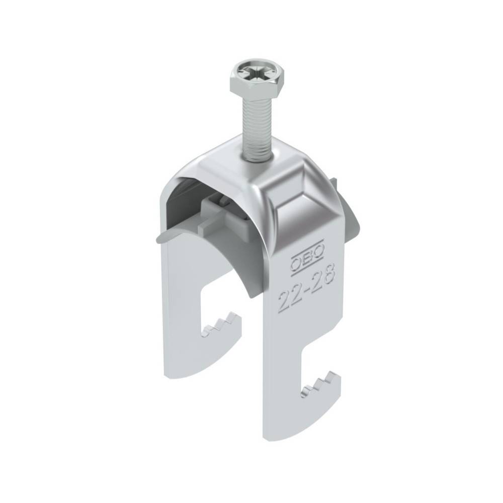 100 Stk. OBO Bettermann Bügelschelle BS-F1-K-28 ALU