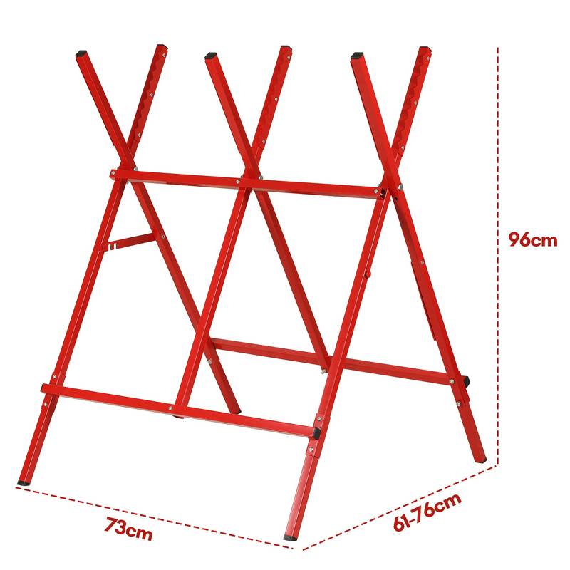 Sägebock klappbar Holzschneidebock als Sägehilfe Holzsägebock bis 100 kg