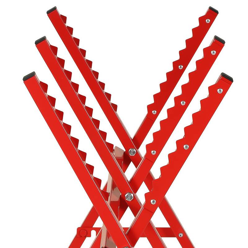 Sägebock klappbar Kettensägebock Holzschneidebock bis 100 kg Rot