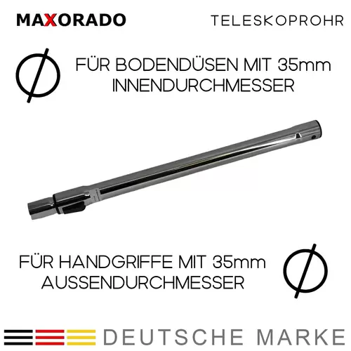 Staubsauger Rohr Staubsaugerrohr Teleskop 35mm Ersatzteil für Kärcher Siemens Bosch Telekoprohr Zubehör NW 35 Staubsauger Rohr Staubsaugerrohr Teleskop 35mm Ersatzteil für Kärcher Siemens Bosch Telekoprohr Zubehör NW 35