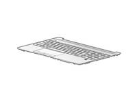 HP - Ersatztastatur Notebook - für Modell mit Fingerabdrucklesegerät