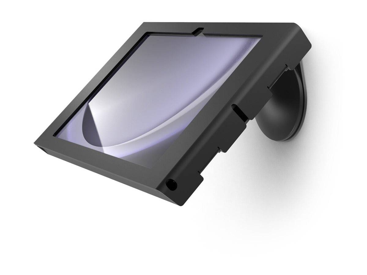Compulocks Galaxy Tab A9 Apex Enclosure Core Stand - Gehäuse - für Tablett - verriegelbar - Metall - Schwarz - Bildschir