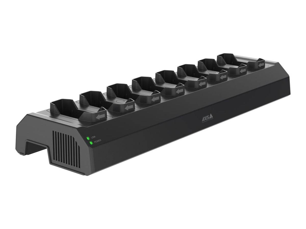 Axis W701 Mk II - Station zum Laden und Synchronisieren - 120 Watt - 8 Ausgabeanschlussstellen (Steckverbinder für Bodyc