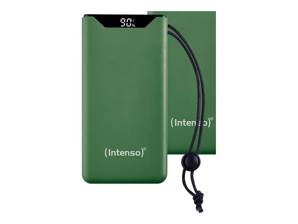 Intenso F10000 - Powerbank - 10000 mAh - 20 Watt - 3 A - QC 3.0, Power Delivery 3.0 + PPS - 2 Ausgabeanschlussstellen (2