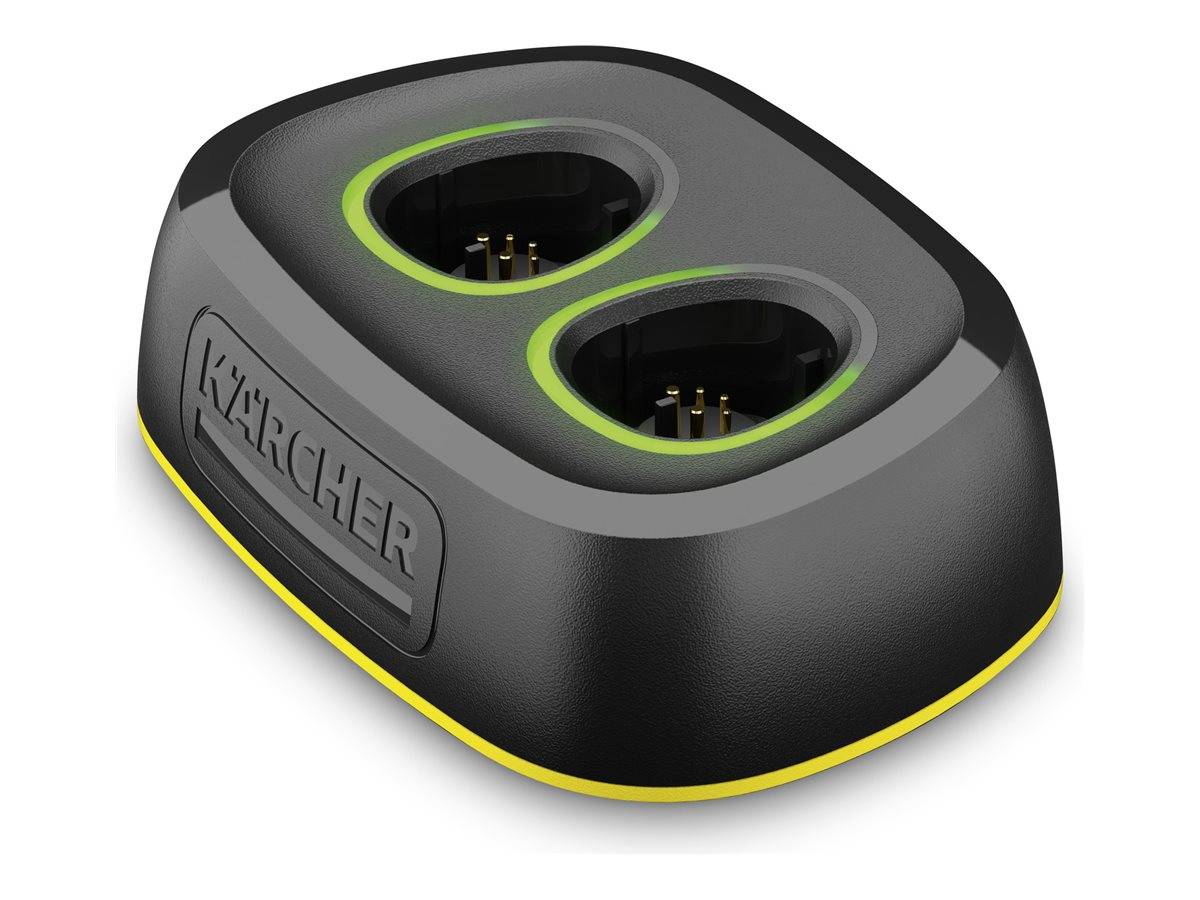 Kärcher - Batterie - Duo-Batteriepower - 2 x Batterien laden - 2.5 A - Fast Charge - 2 Ausgabeanschlussstellen (Batterie