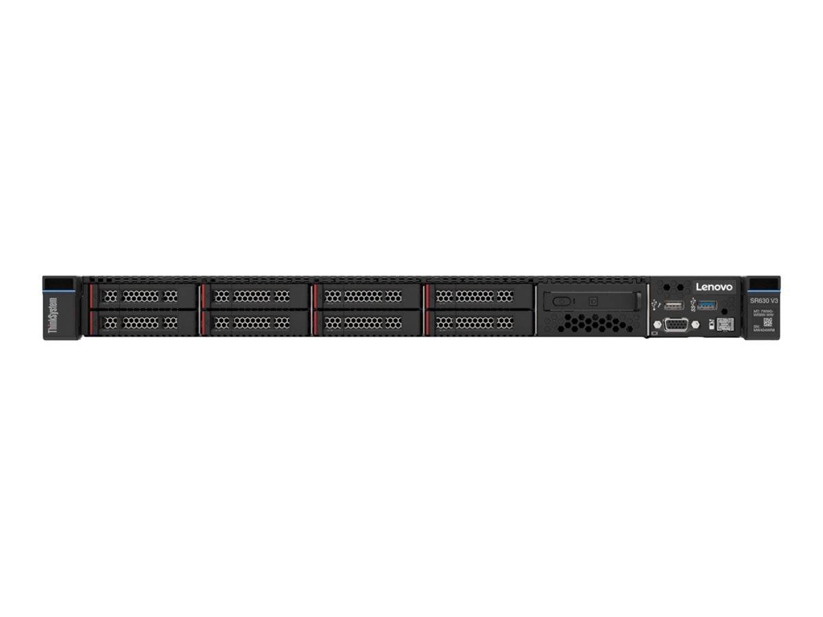 Lenovo ThinkSystem SR630 V3 7D73 - Server - Rack-Montage - 1U - zweiweg - 1 x Xeon Silver 4509Y / 2.6 GHz - RAM 32 GB -