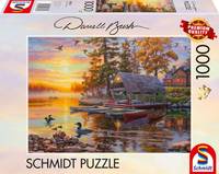 SCHMIDT - Darrell Bush Bootshaus mit Kanus 1000 Teile