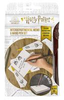 Harry Potter Memos und Zauberstab Schreibwaren Set
