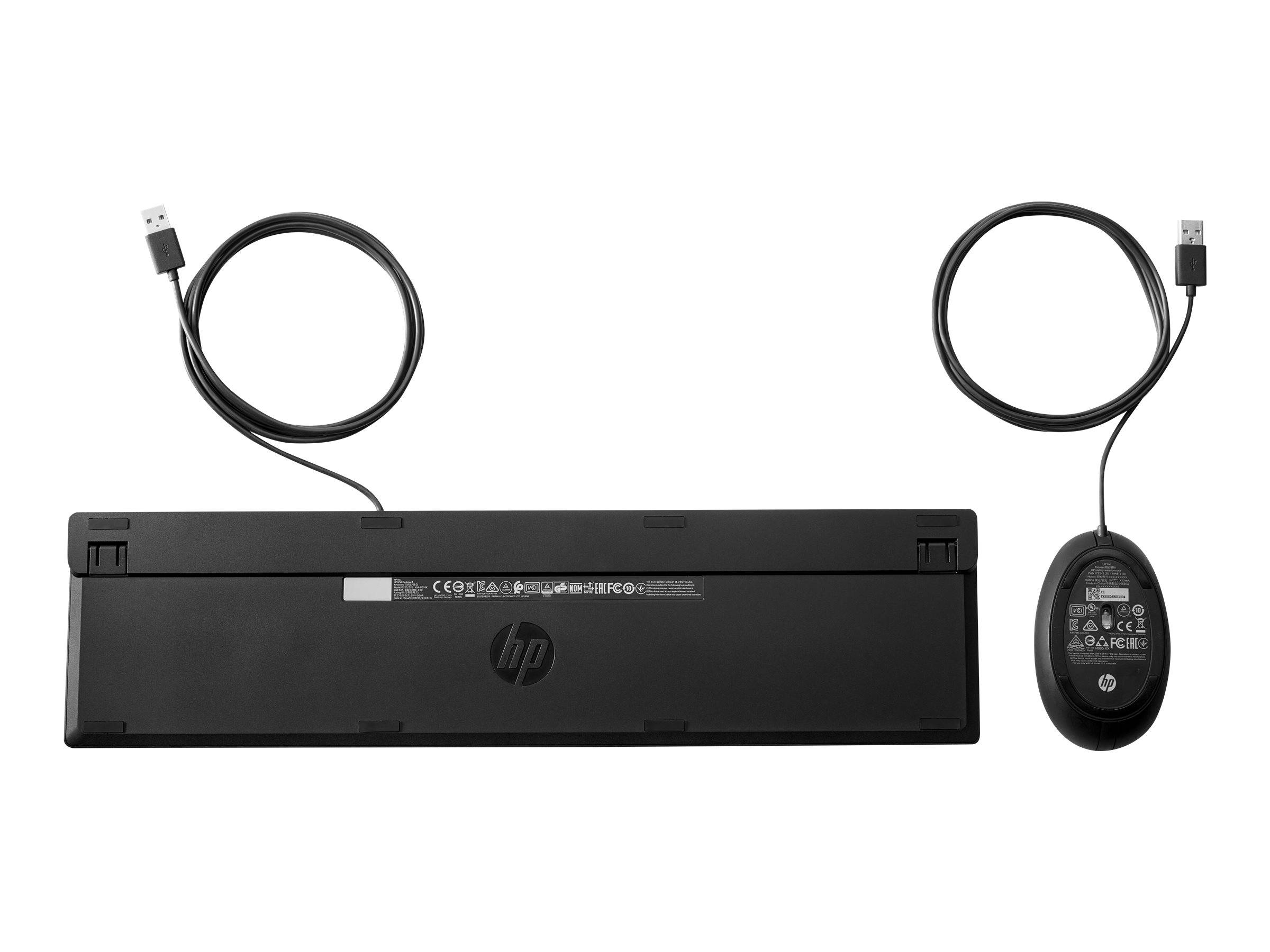 HP Desktop 320MK - Tastatur-und-Maus-Set - Dänisch