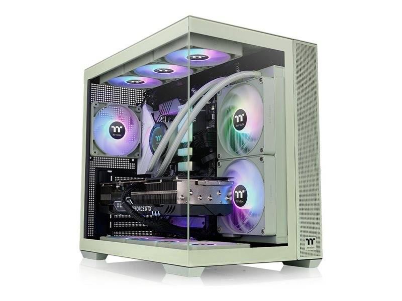 Thermaltake View 380 TG ARGB - Mid tower - ATX - Seitenteil mit Fenster (gehärtetes Glas)