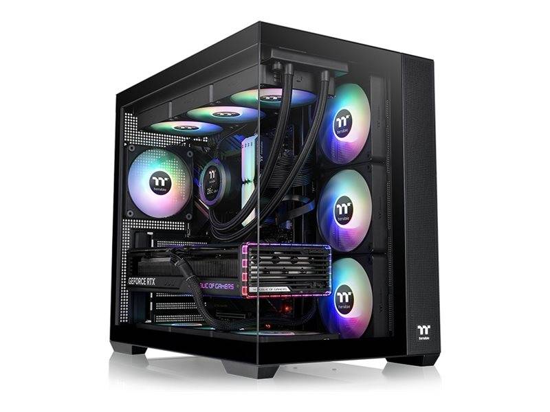 Thermaltake View 380 TG ARGB - Mid tower - ATX - Seitenteil mit Fenster (gehärtetes Glas)