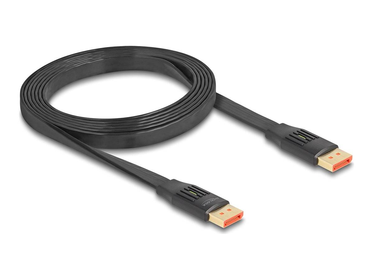 81006 - DisplayPort Flachbandkabel 8K 60 Hz 2 m