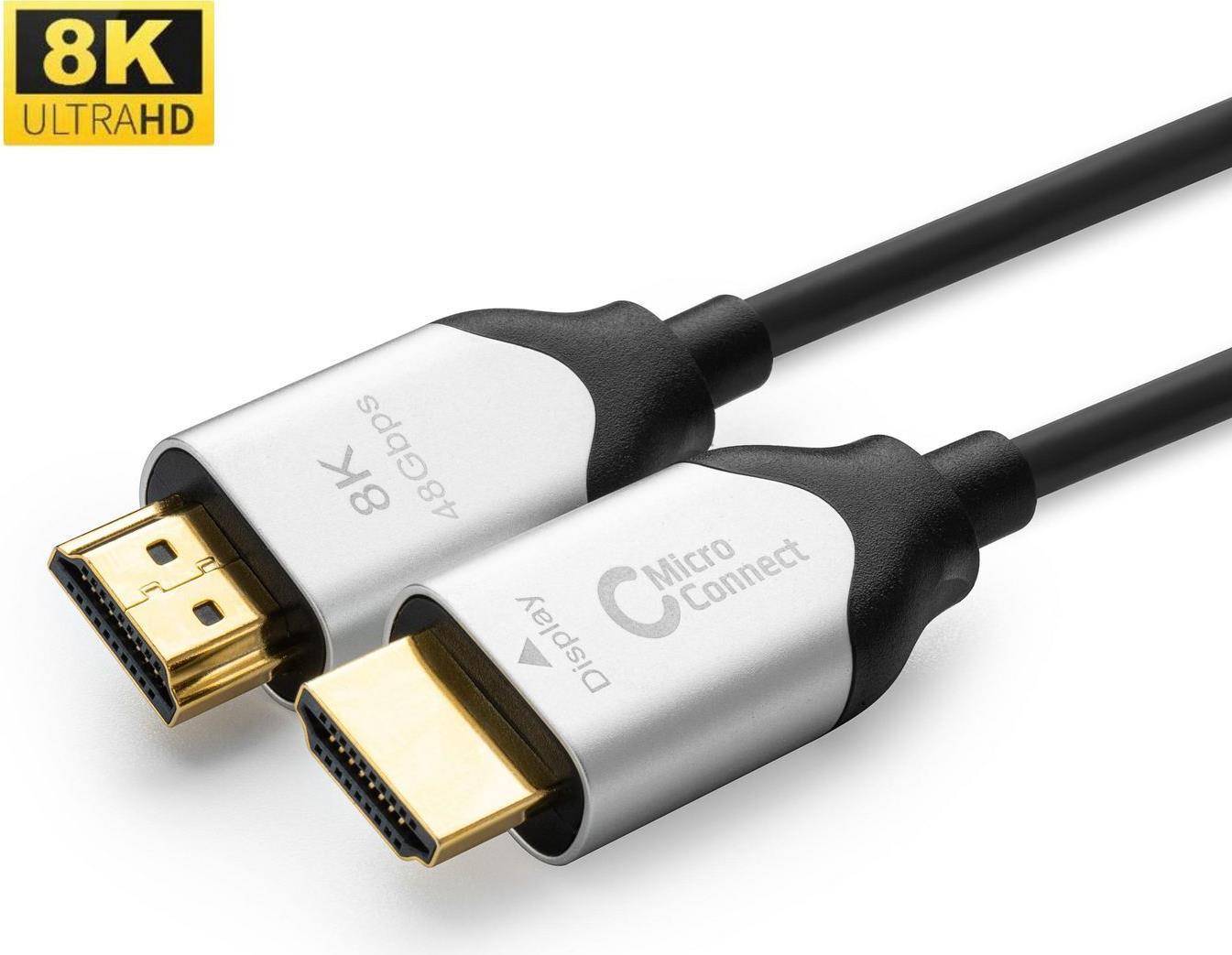 MicroConnect Premium - Ultra High Speed - HDMI-Kabel mit Ethernet - HDMI