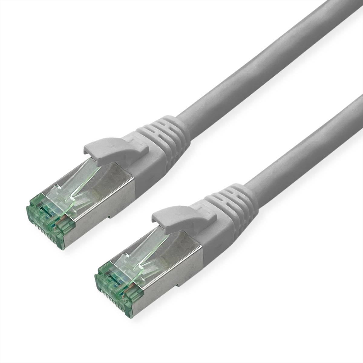 ROLINE - RM S/FTP Patchkabel Kat6A/Kl.EA TPE grau 5m - Netzwerk - CAT 6a