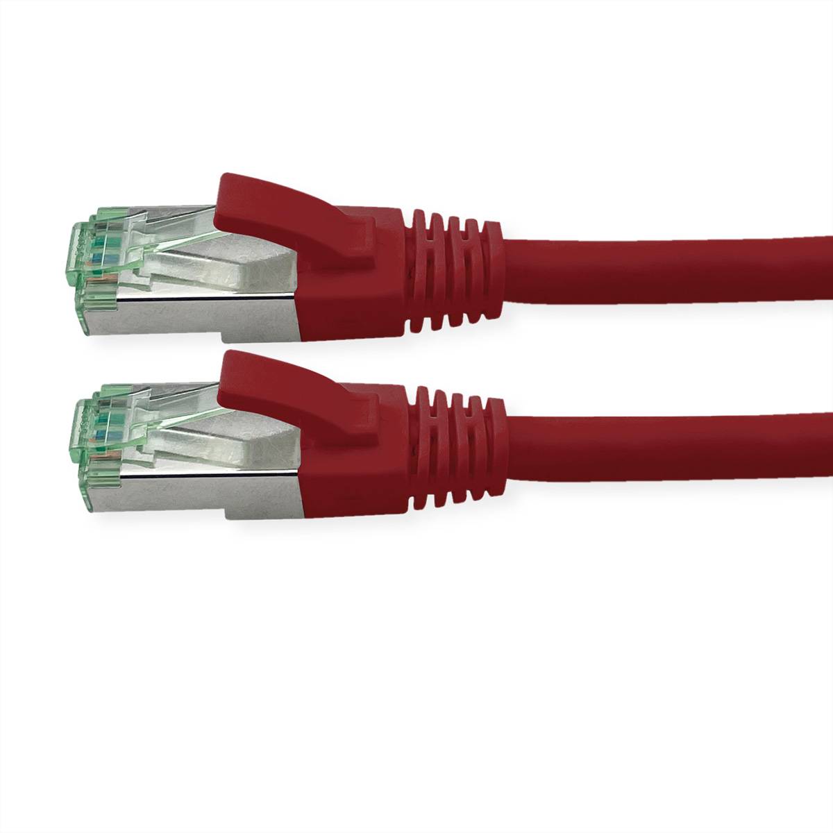 ROLINE RM Patchkabel Cat.6A S/FTP (PiMF), rot, 15 m