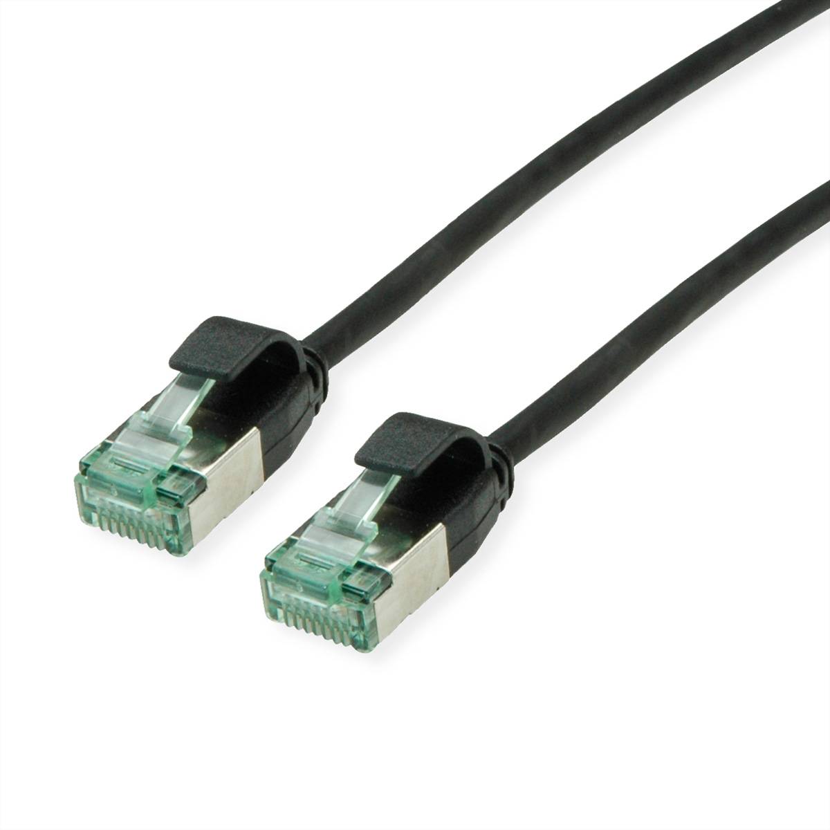 ROLINE - RM U/FTP Patchkabel Kat.6A/Kl.EA SLIM schwarz 3m - FTP