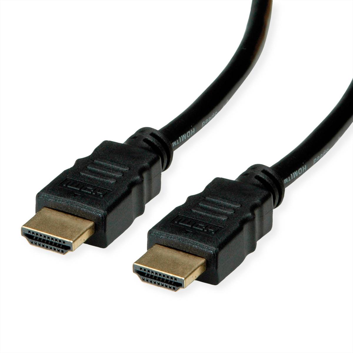 ROLINE RM 8K HDMI Ultra HD Kabel mit Ethernet, ST/ST, schwarz, 3 m
