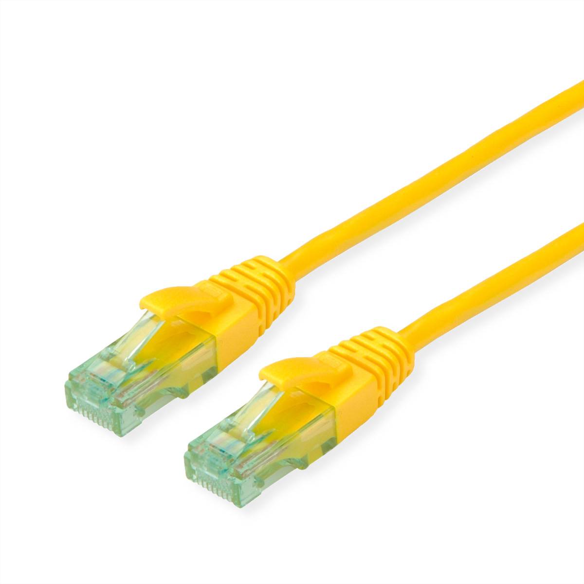 ROLINE - RM UTP Patchkabel Kat6A/Kl.EA gelb 2m - Netzwerk - CAT 6a