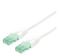 ROLINE - RM UTP Patchkabel Kat6A/Kl.EA weiss 1m - Netzwerk - CAT 6a
