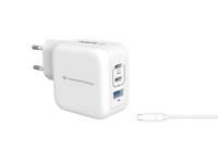 CONCEPTRONIC - Ladegerät 3Port 67W 2xUSB-C 1xUSB-A+3-in-1 ws