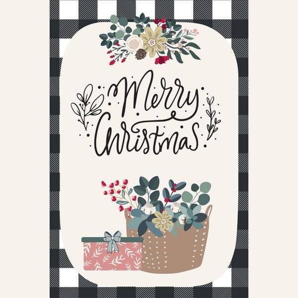 Das verbastelbare Weihnachtsbuch: Floral Winter. Papierdesigns zum Ausschneiden, Verbasteln und Dekorieren.