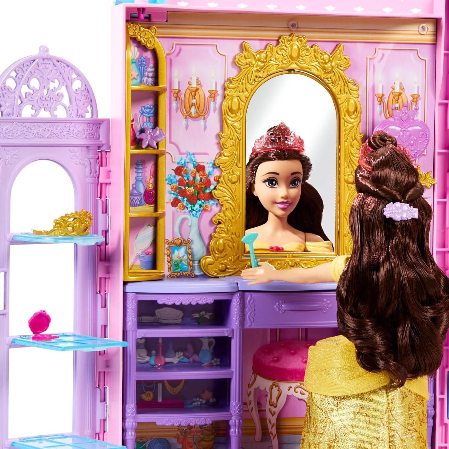 Mattel Disney Prinzessin-Schrankspielset 2 Kleidungsstücken +25 Teilen 3+