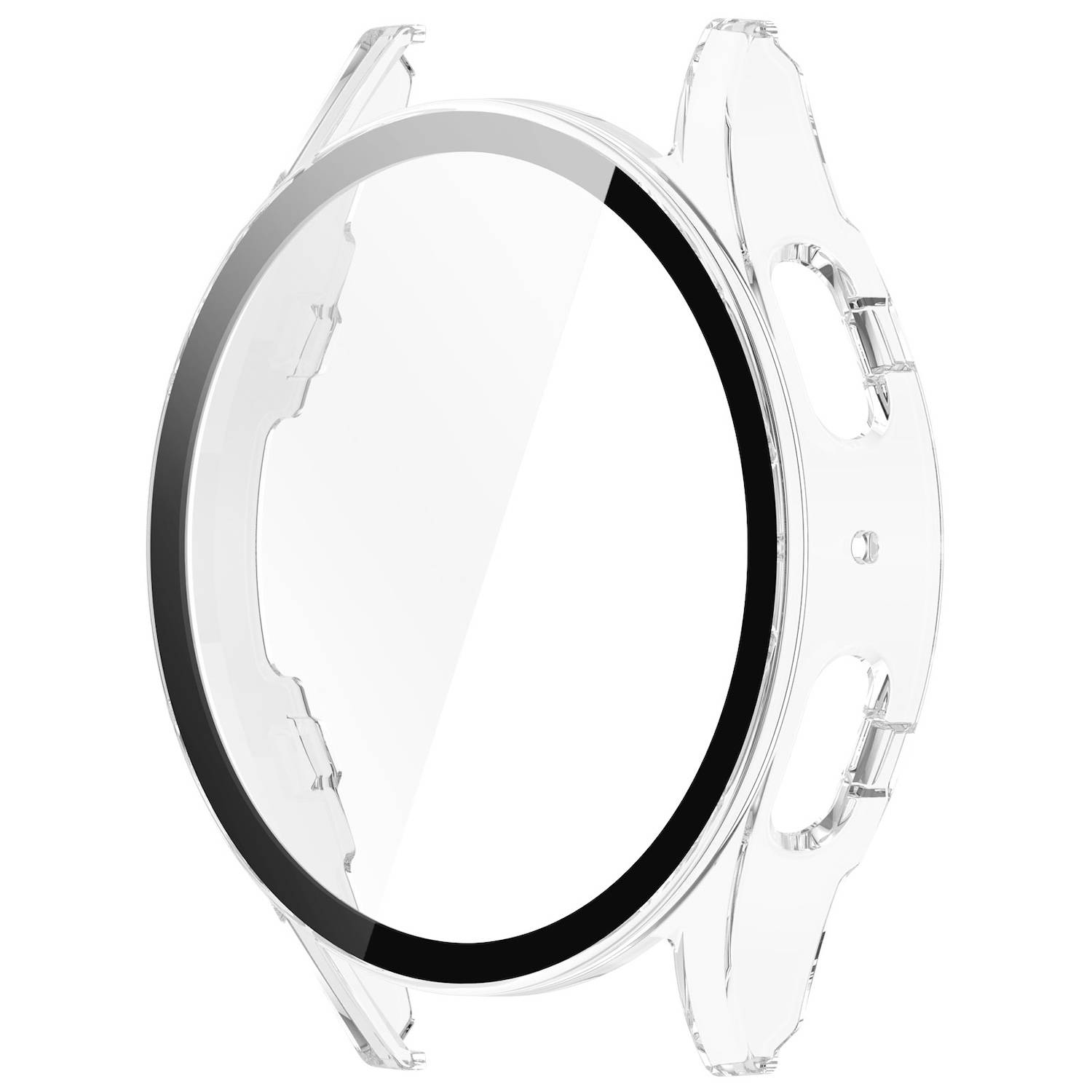 Für Samsung Galaxy Watch 7 40mm PC Smart Hülle + Hart Glas Transparent