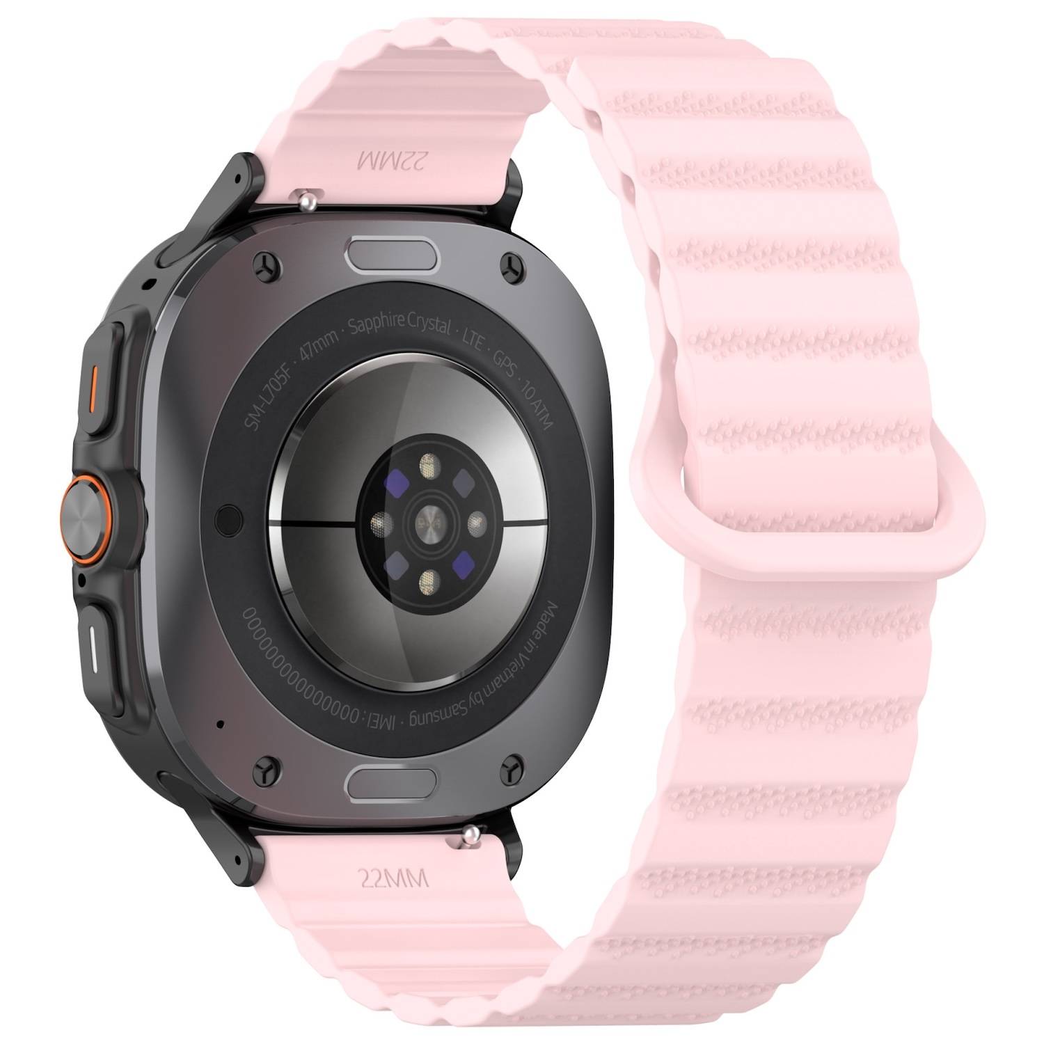 Für Samsung Galaxy Watch Ultra 47mm Silikon Magnetisches Arm Band