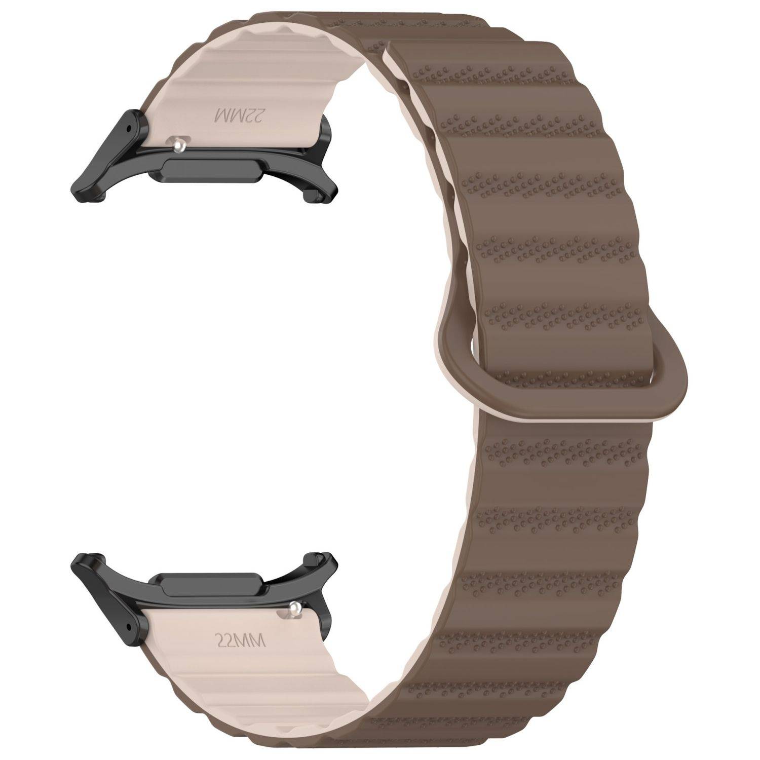 Für Samsung Galaxy Watch Ultra 47mm Silikon Magnetisches Arm Band
