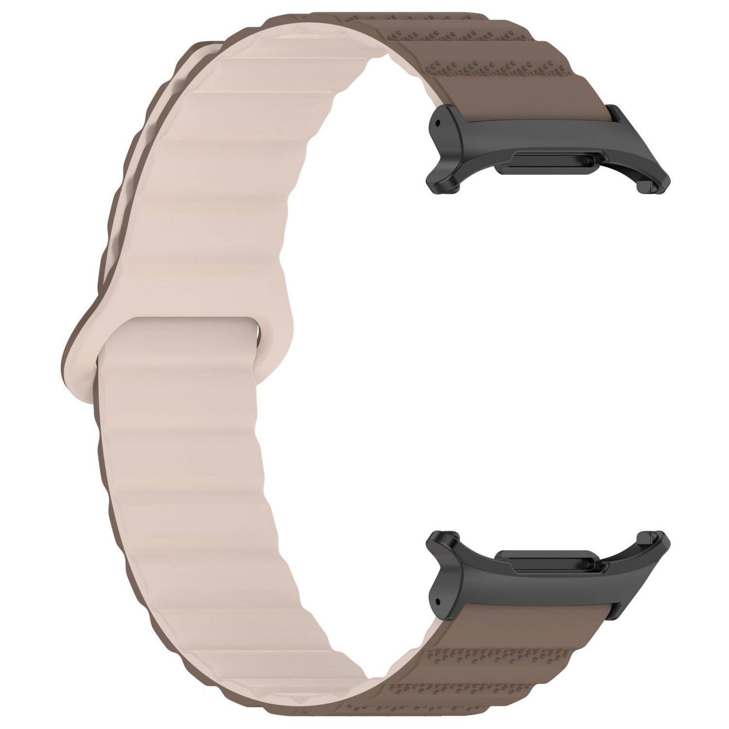Für Samsung Galaxy Watch Ultra 47mm Silikon Magnetisches Arm Band