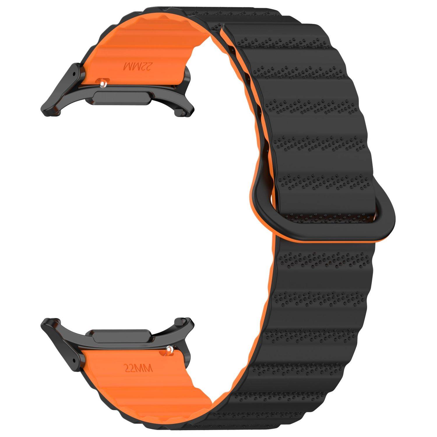 Für Samsung Galaxy Watch Ultra 47mm Silikon Magnetisches Arm Band