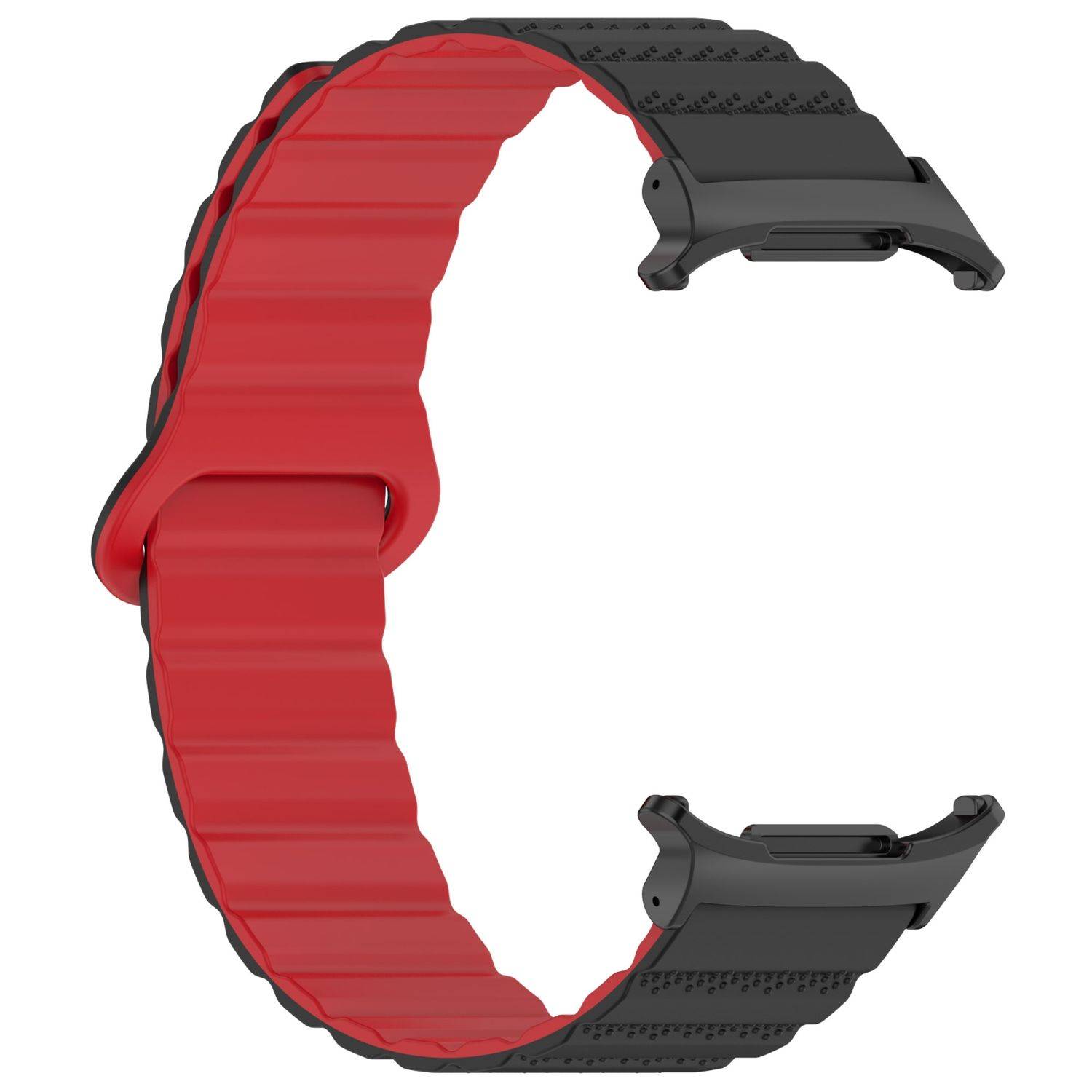 Für Samsung Galaxy Watch Ultra 47mm Silikon Magnetisches Arm Band
