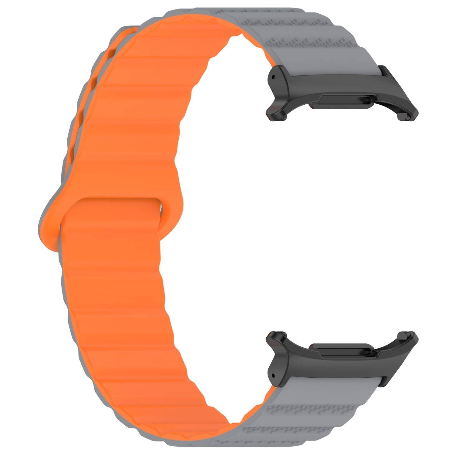 Für Samsung Galaxy Watch Ultra 47mm Silikon Magnetisches Arm Band