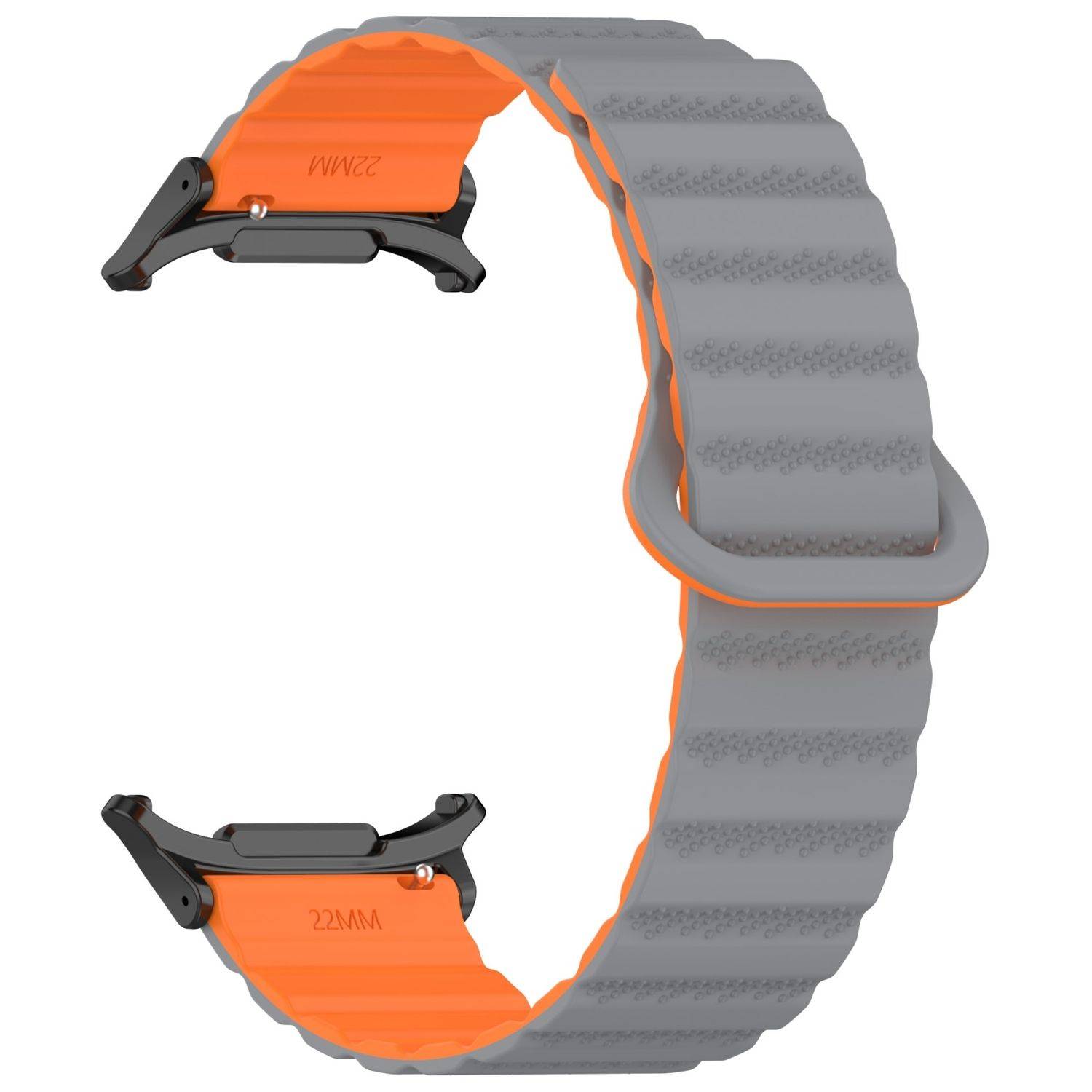 Für Samsung Galaxy Watch Ultra 47mm Silikon Magnetisches Arm Band