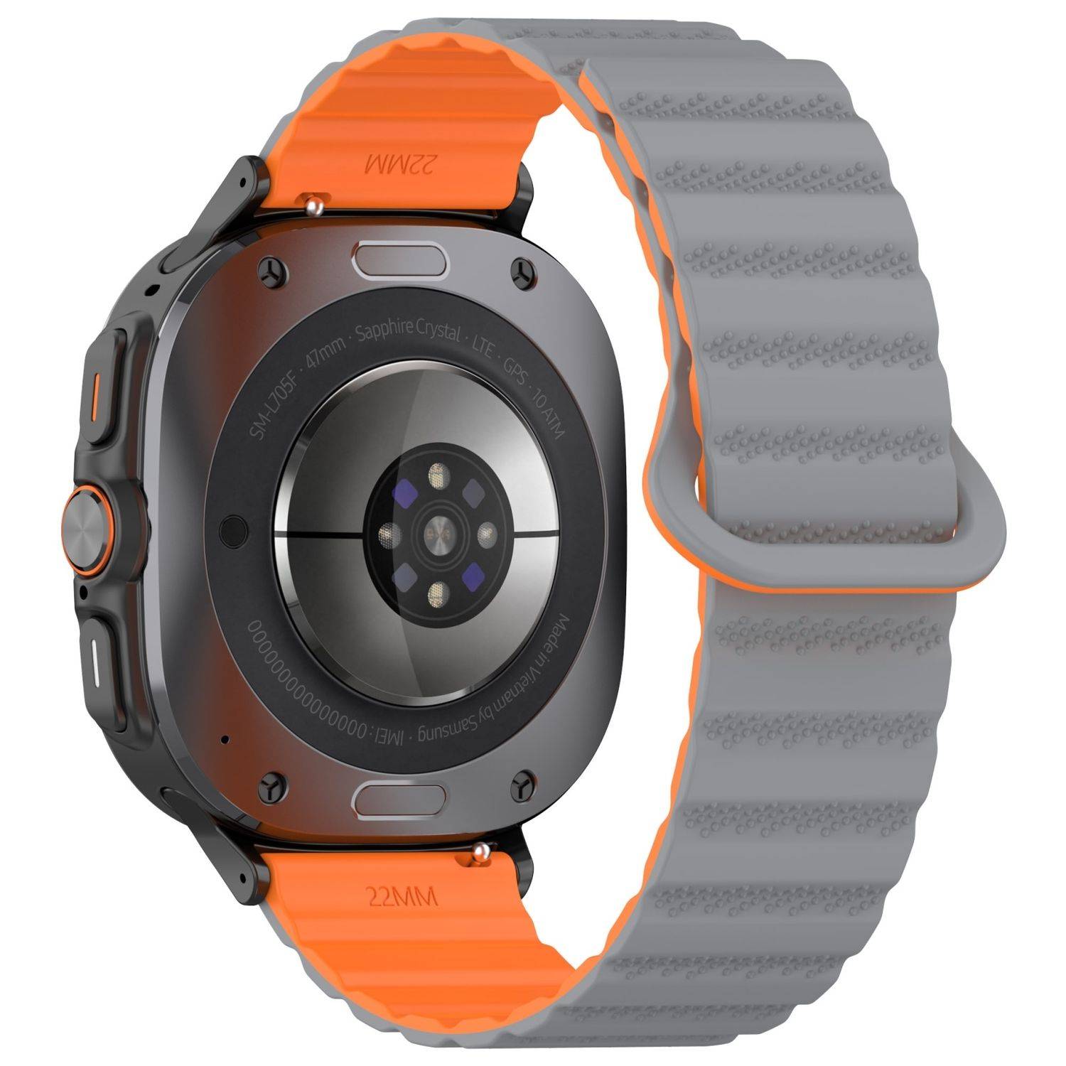 Für Samsung Galaxy Watch Ultra 47mm Silikon Magnetisches Arm Band