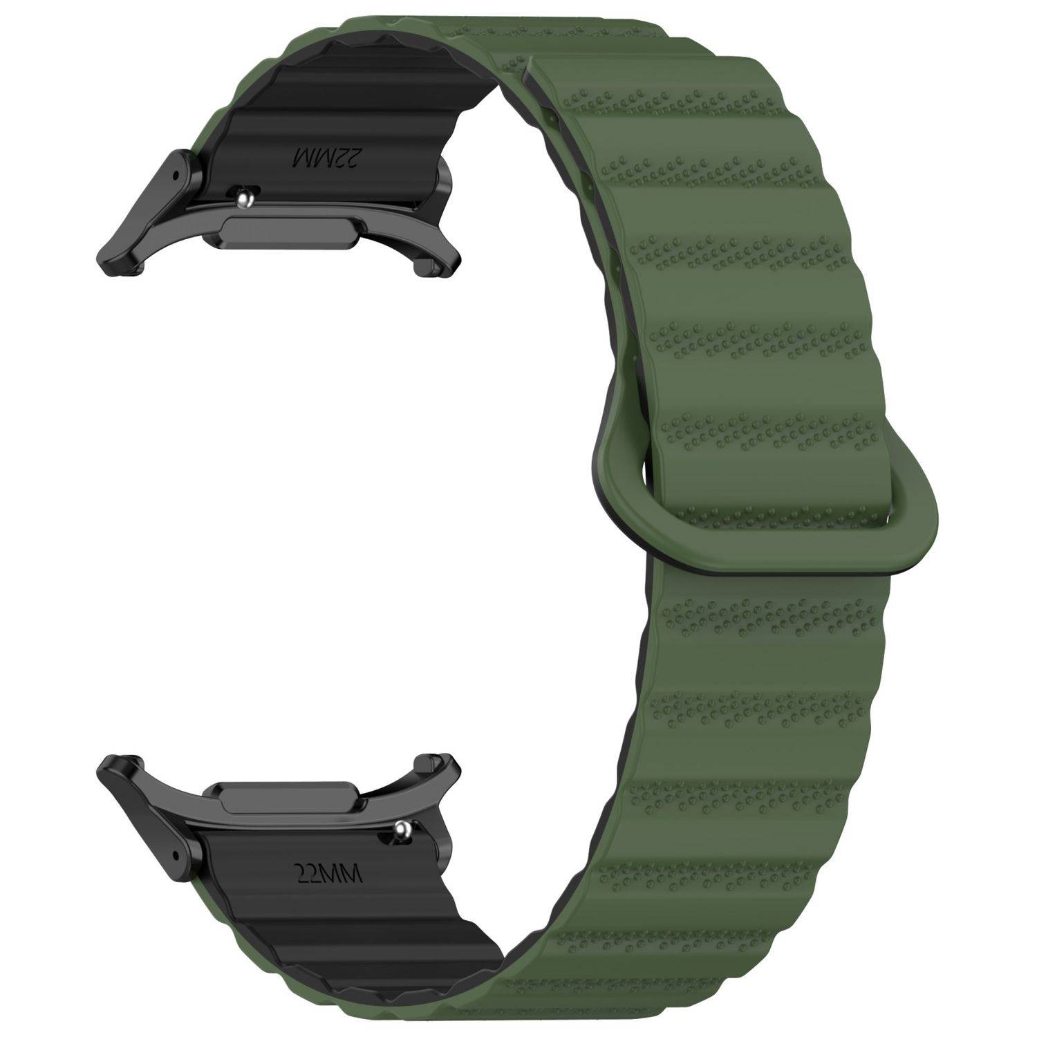 Für Samsung Galaxy Watch Ultra 47mm Silikon Magnetisches Arm Band
