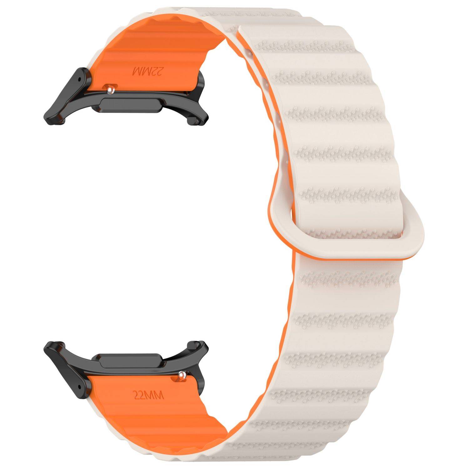 Für Samsung Galaxy Watch Ultra 47mm Silikon Magnetisches Arm Band