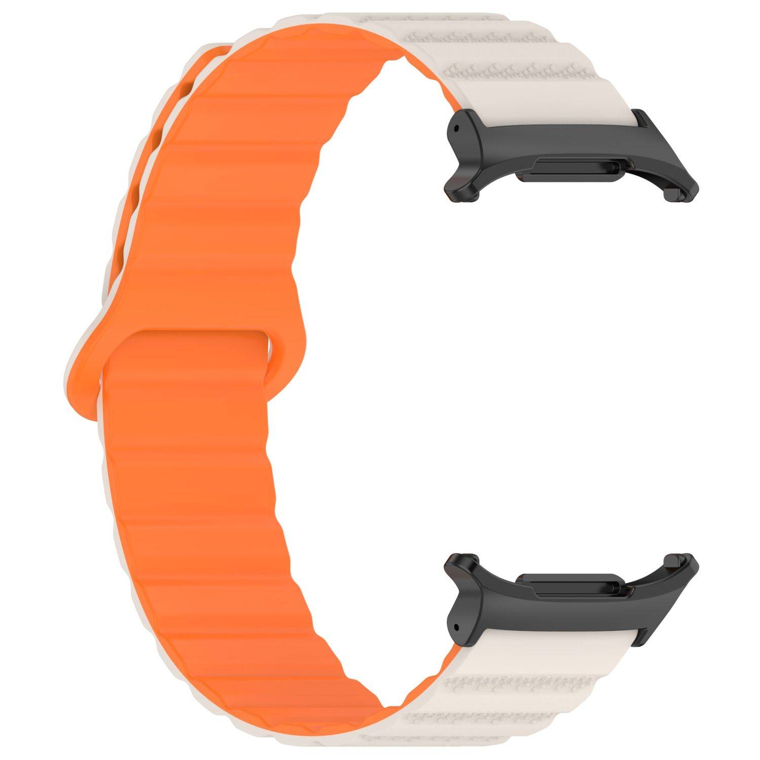 Für Samsung Galaxy Watch Ultra 47mm Silikon Magnetisches Arm Band