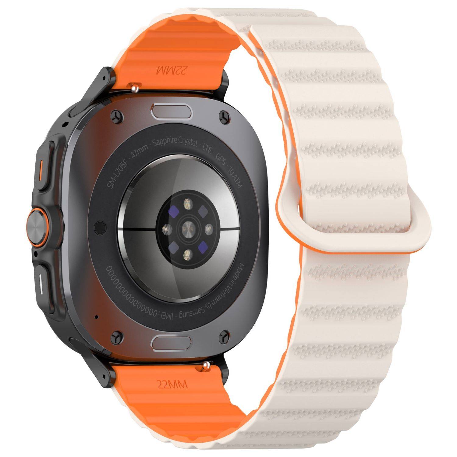 Für Samsung Galaxy Watch Ultra 47mm Silikon Magnetisches Arm Band