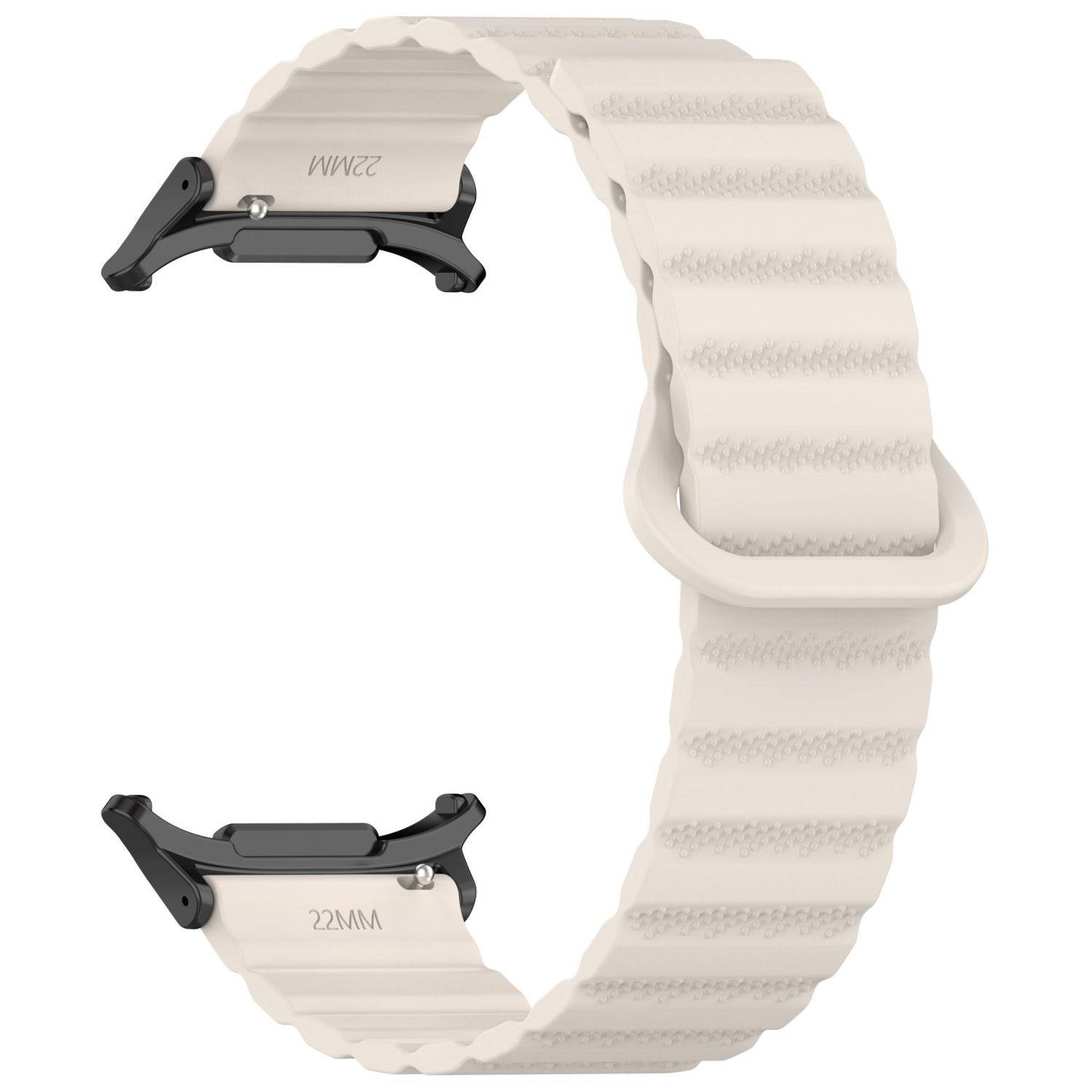 Für Samsung Galaxy Watch Ultra 47mm Silikon Magnetisches Arm Band