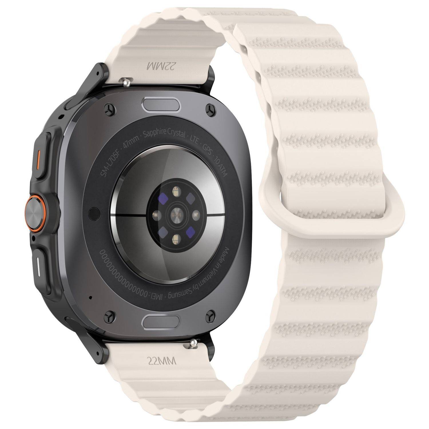 Für Samsung Galaxy Watch Ultra 47mm Silikon Magnetisches Arm Band