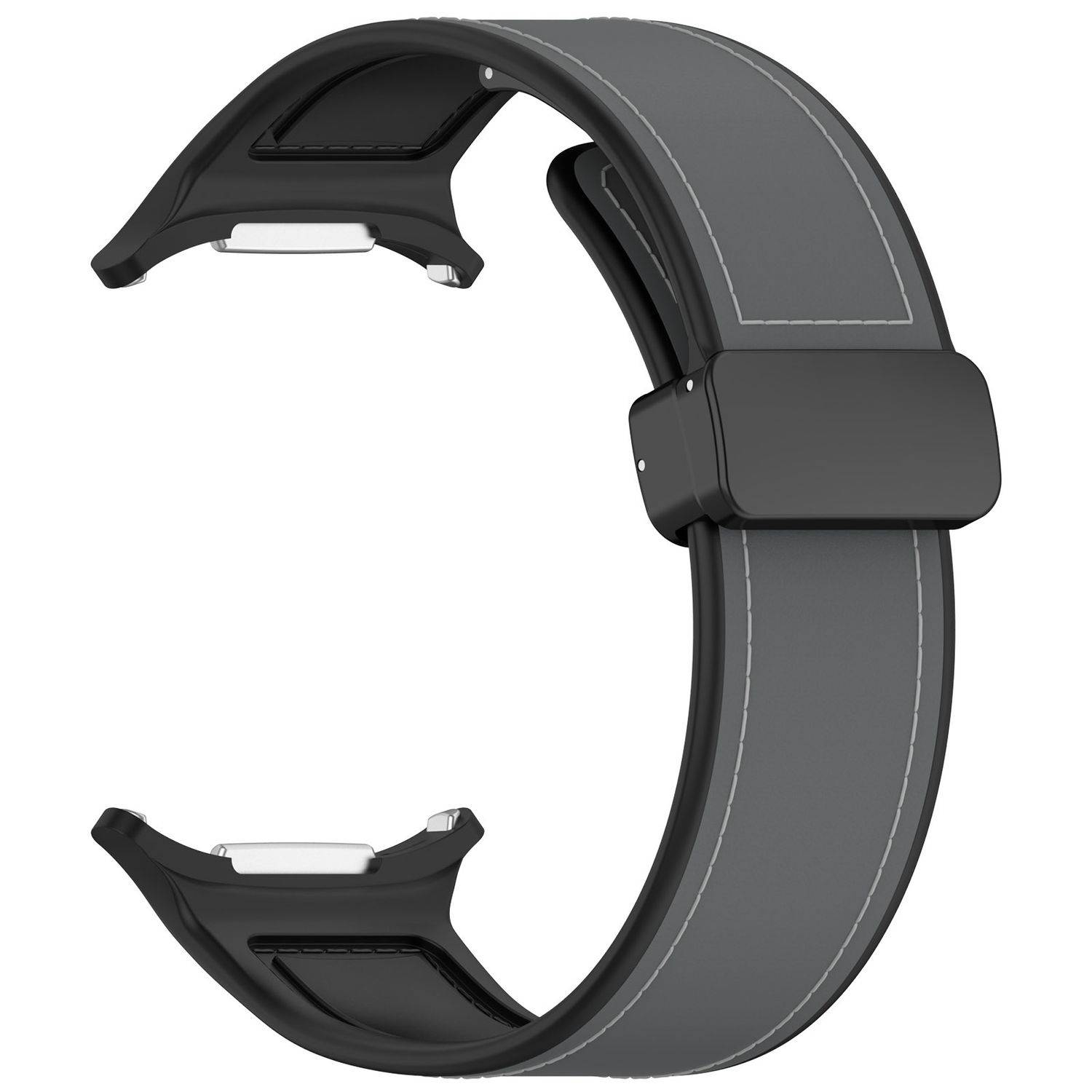 Für Samsung Galaxy Watch Ultra 47mm Magnetverschluss Armband Grau