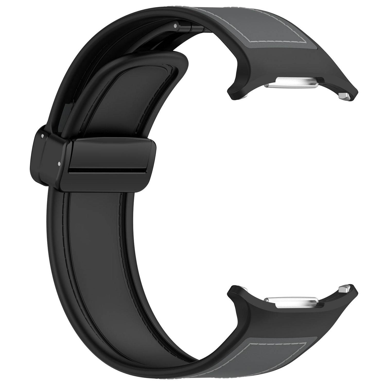 Für Samsung Galaxy Watch Ultra 47mm Magnetverschluss Armband Grau