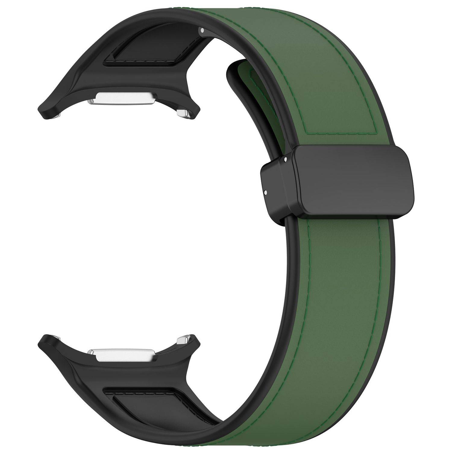 Für Samsung Galaxy Watch Ultra 47mm Magnetverschluss Armband Grün