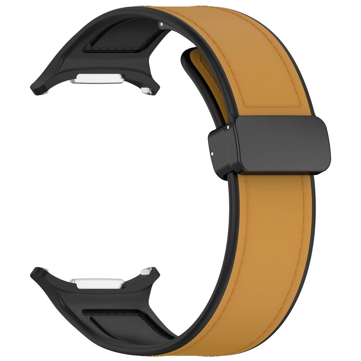 Für Samsung Galaxy Watch Ultra 47mm Magnetverschluss Armband Braun