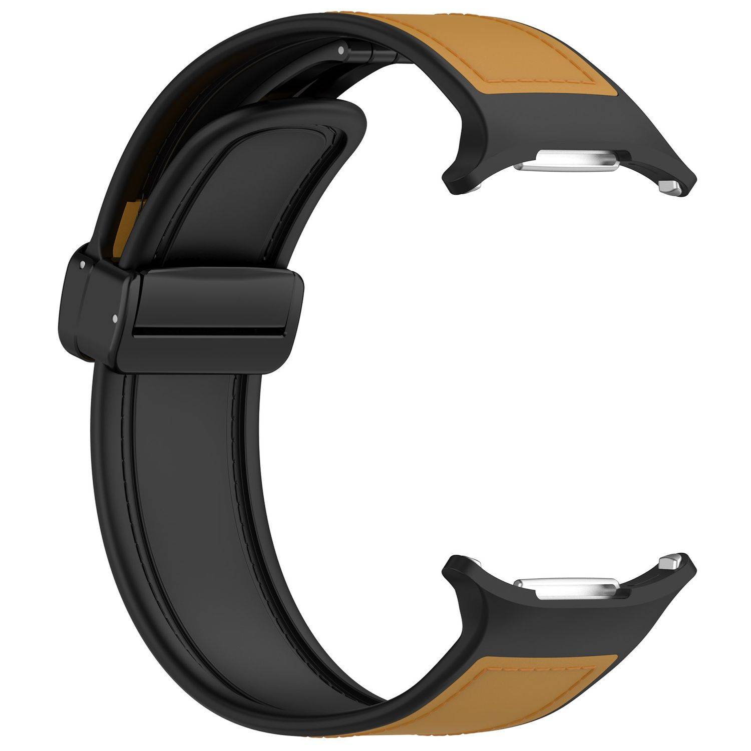 Für Samsung Galaxy Watch Ultra 47mm Magnetverschluss Armband Braun