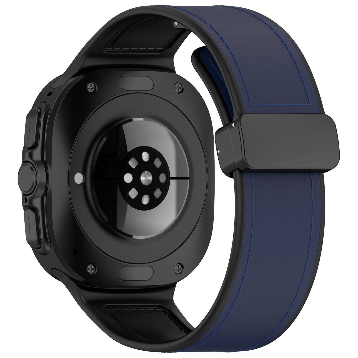 Für Samsung Galaxy Watch Ultra 47mm Magnetverschluss Armband D- Blau