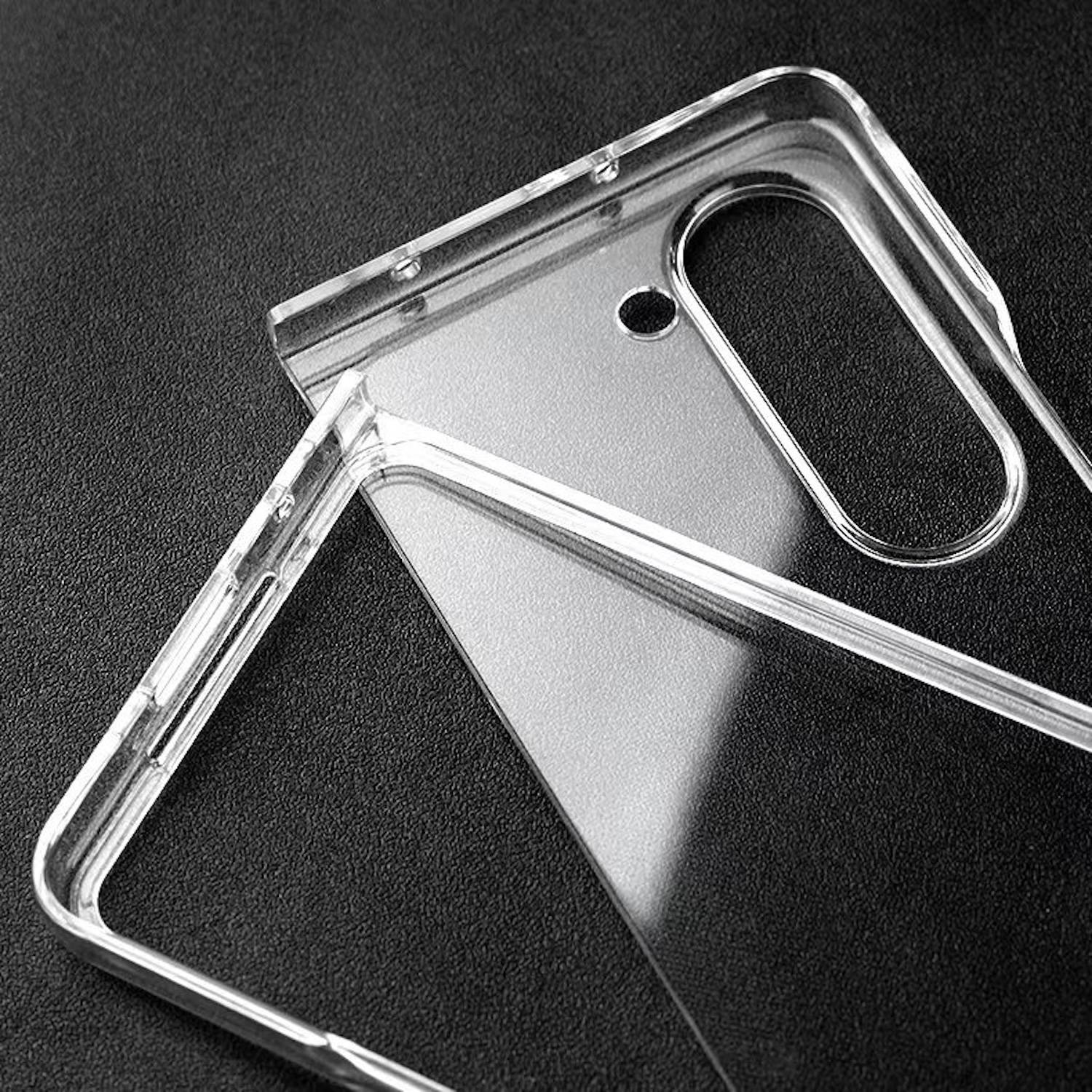 Für Samsung Galaxy Z Fold6 Kunststoff Schutz Hülle dünn Transparent